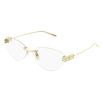 Montura de gafas Balenciaga Mujer BB0489O004-GOLD-GOLD-TRANSPARENT61